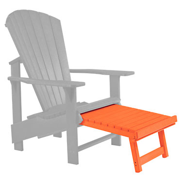 Generations Upright Adirondack Chair Pull Out Footstool 